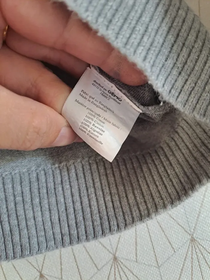 Pull garçon tbe gris 5 ans sidewalk comme neuf - photo numéro 5