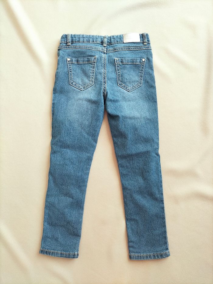 💙 Jeans slim avec noeud - 6ans - In extenso - Excellent état 💙 - photo numéro 4