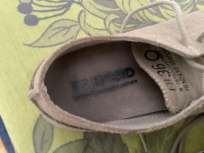 Chaussure cuir beige « décathlon « taille 39 homme ou garçon - photo numéro 7