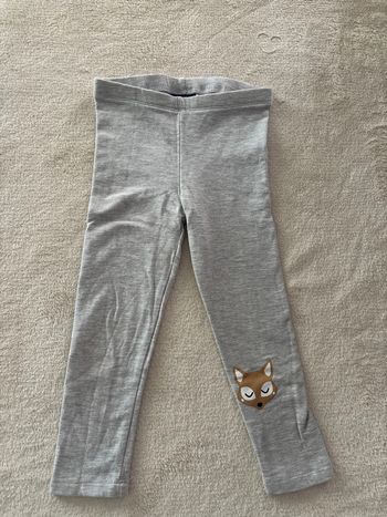 Legging double polaire hiver renard 98-104 3-4 ans