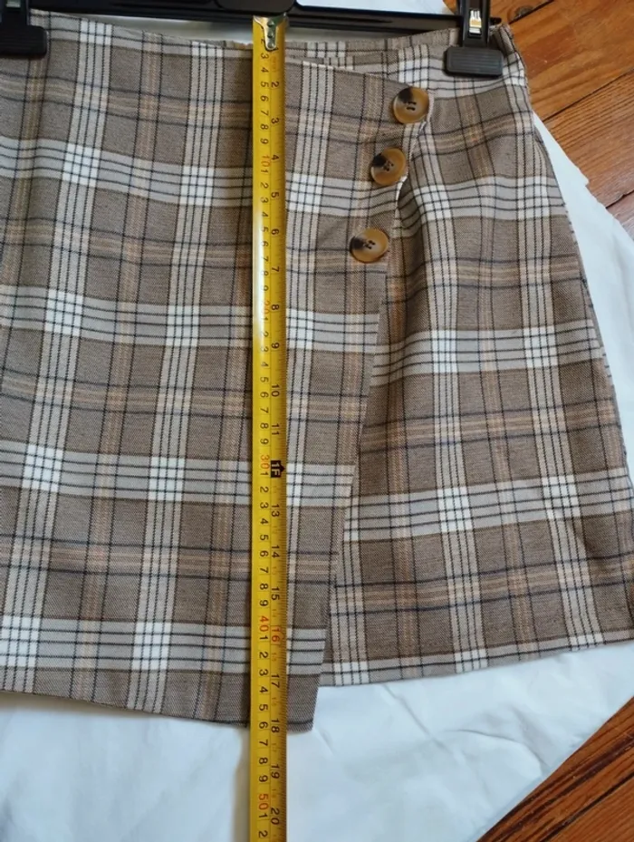 Jupe short à carreaux - photo numéro 4