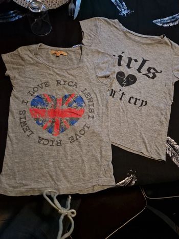 Lot de 2 tee shirts fille