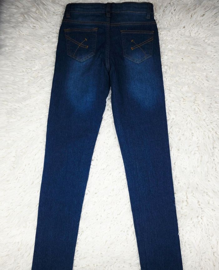 Jeans bleu délavé Garçon taille 10 ans marque YFK 🎸 - photo numéro 5