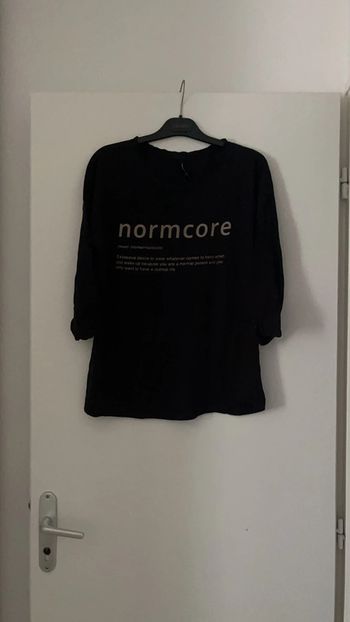 T shirt stradivarius noir