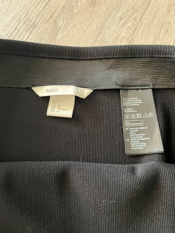 Jupe courte tube automne hiver femme H&M - photo numéro 2