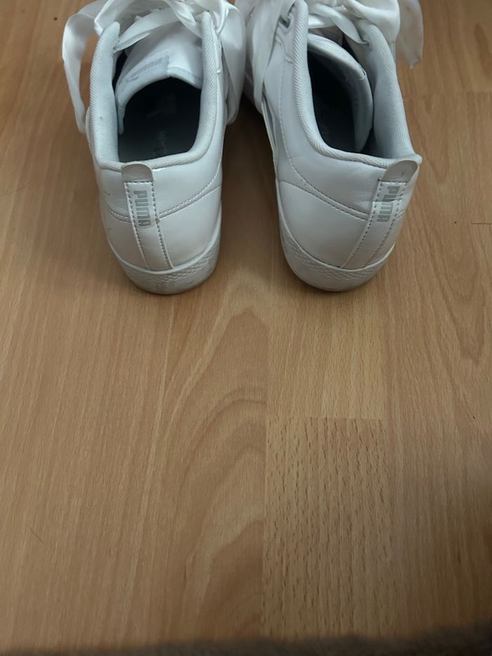 Baskette puma blanche - photo numéro 2