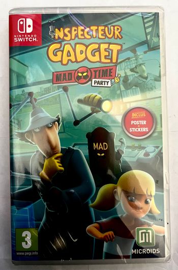 Inspecteur gadget mad time party pour switch
