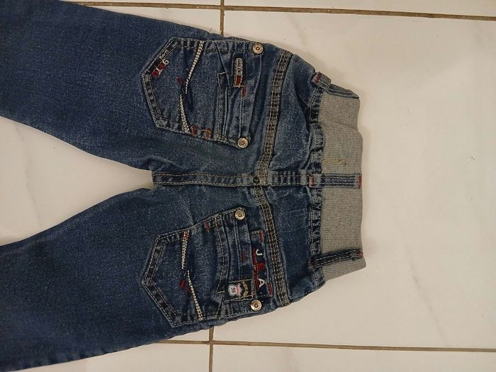 Pantalon jean bebe garcon  2 poche devant et derriere - photo numéro 7