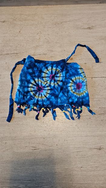 Paréo enfant bleu à dessin de 2 à 5/ 6 ans