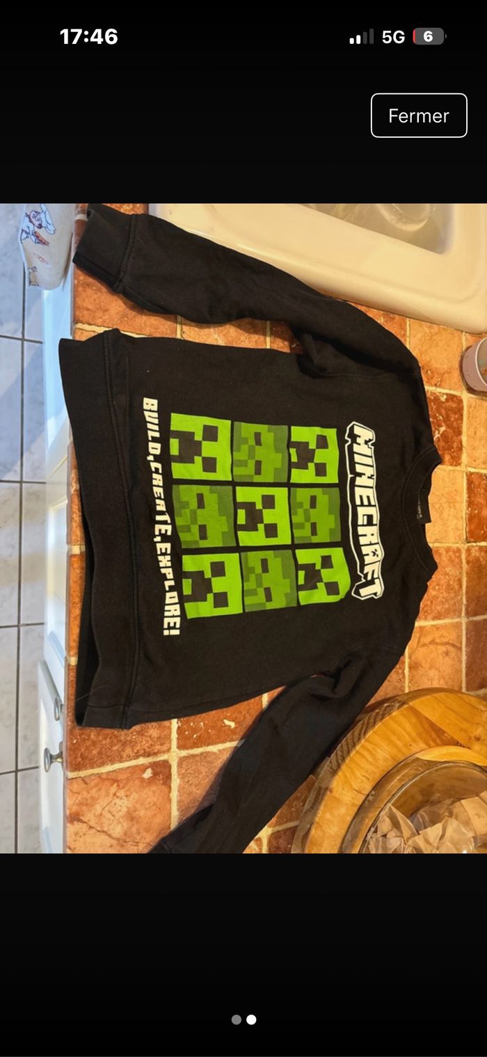 T-shirt Minecraft - photo numéro 2