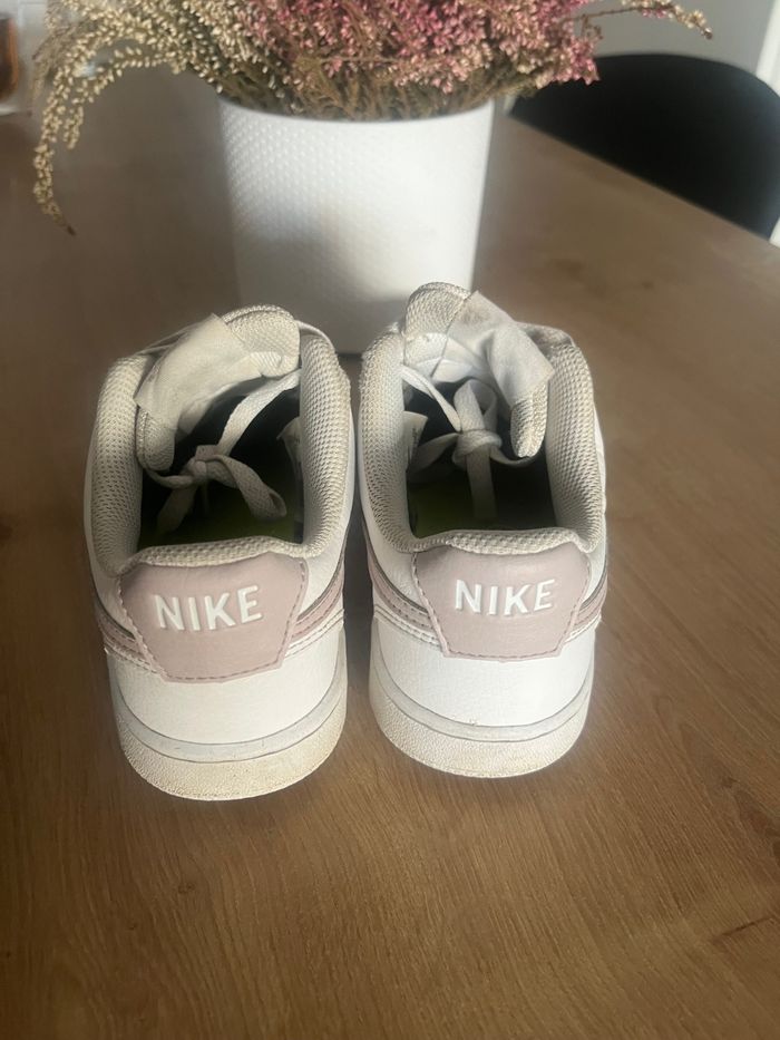 Baskets Nike 36,5 Court vision blanches rose - photo numéro 6