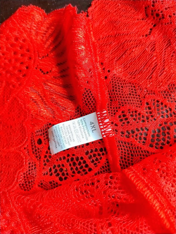 Dentelle rouge - photo numéro 2