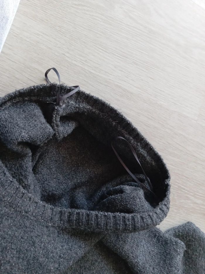 Robe pull gris foncé - photo numéro 3