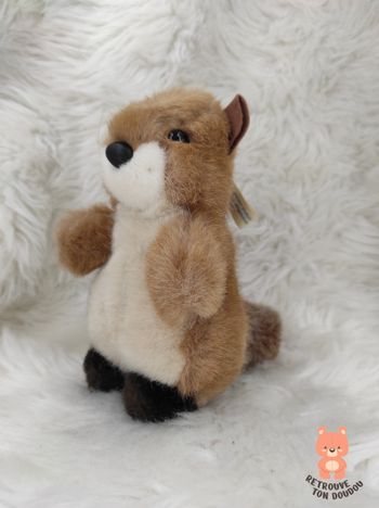 Peluche Marmotte Nounours Vintage 80'