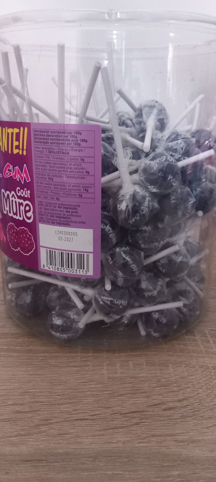 Boîtes bonbons avec son chewing gums - photo numéro 2