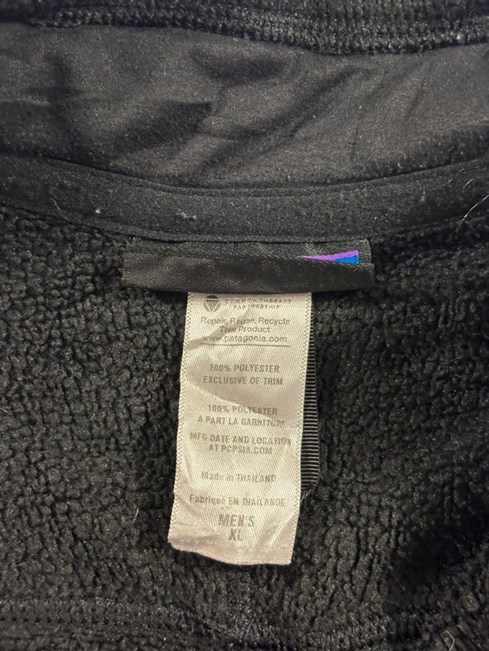 Polaire Quart Zip / Quarter Zip Technique Patagonia Noir Taille XL - photo numéro 7