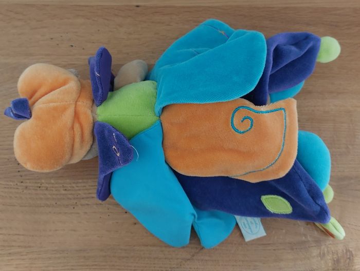 Doudou plat Ours Prince Indidous - doudou & compagnie - photo numéro 4