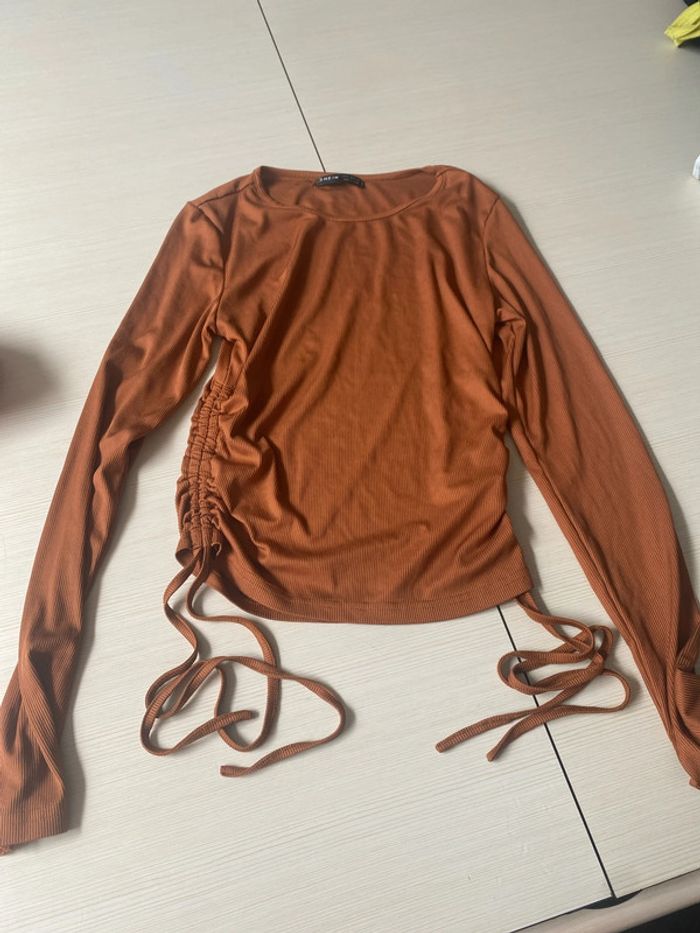 Haut marron shein