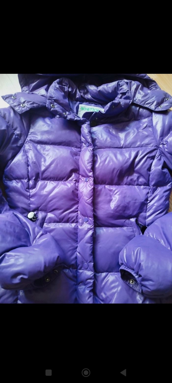 Doudoune en plume Benetton 12 ans - photo numéro 2