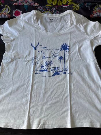 Teeshirt blanc xl femme