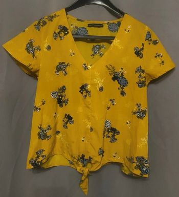 Haut à nouer »Fashion Private Company »jaune et multicolore