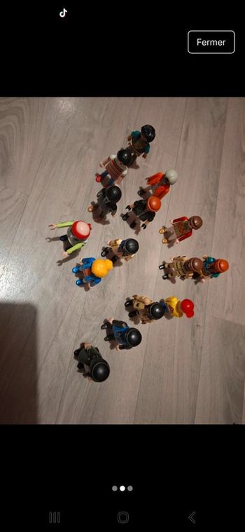 Lot de 15 personnages playmobil