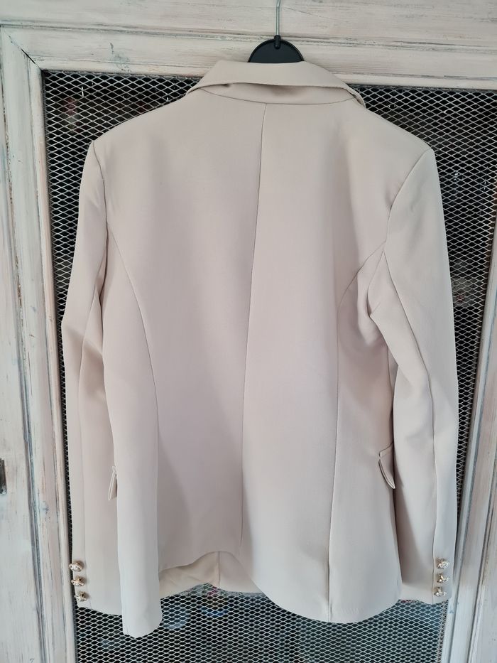Très beau blazer beige - photo numéro 6