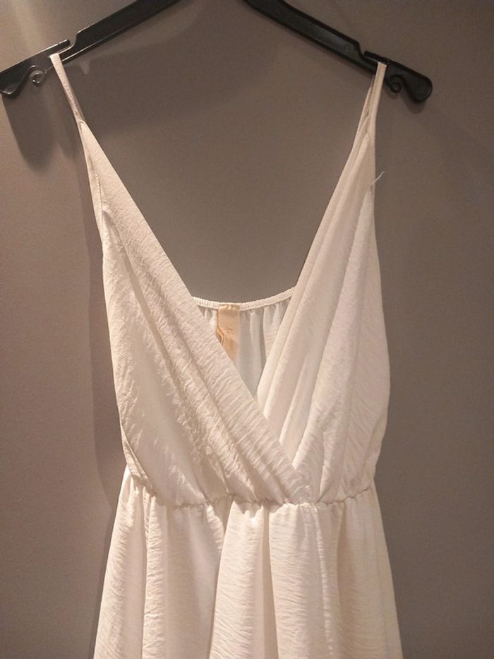 Robe fluide été S crème - photo numéro 2