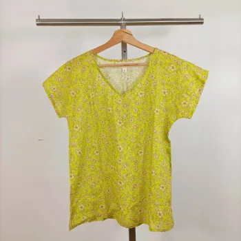 Blouse Maëlis fleurs de Galapagos – Quintessence – Taille S A677