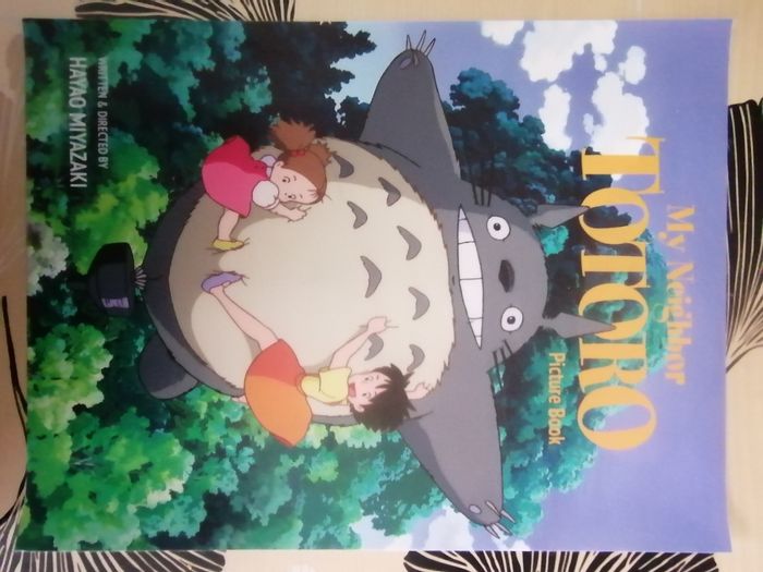 Affiche en tissu Totoro happy studio ghibli