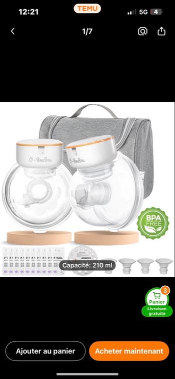 Tire lait électrique 