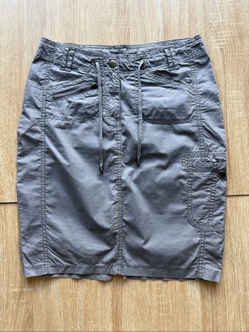 Jupe longueur genou moulante grise janina taille 38 M