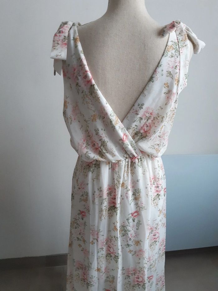 Robe longue fleurs Papillonne T40 - photo numéro 4
