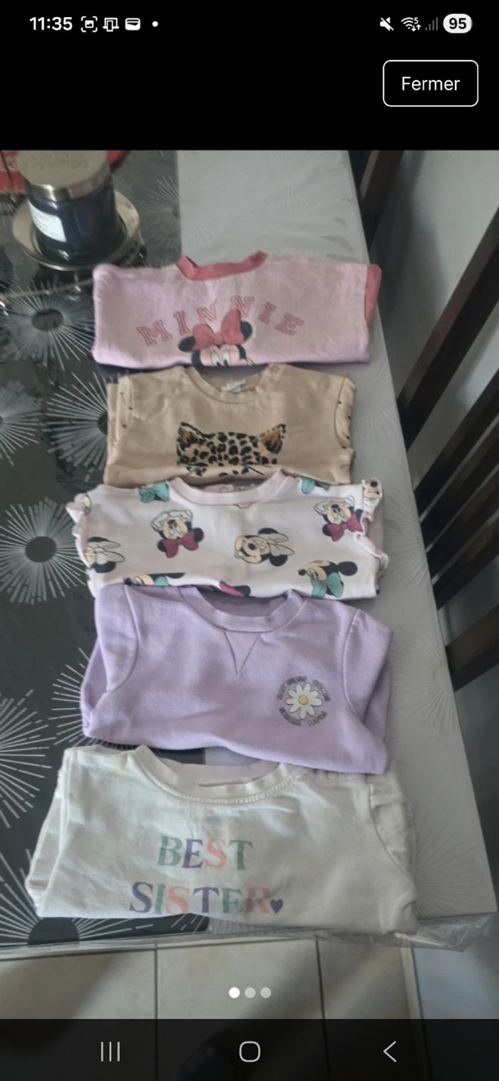 Lot vêtements fille 12 mois - photo numéro 8