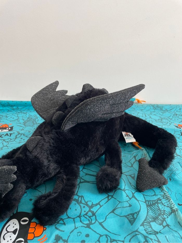 Peluche JELLYCAT ONYX DRAGON LARGE 🖤 - photo numéro 5