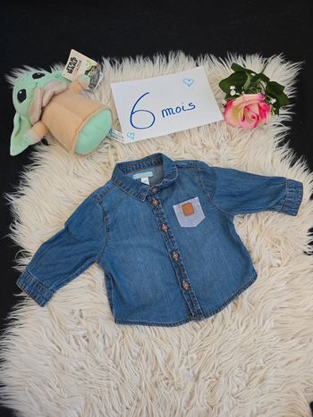 Chemise jeans