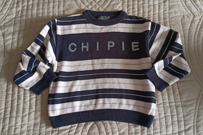 Pull rayé Chipie taille 4 ans - photo numéro 2