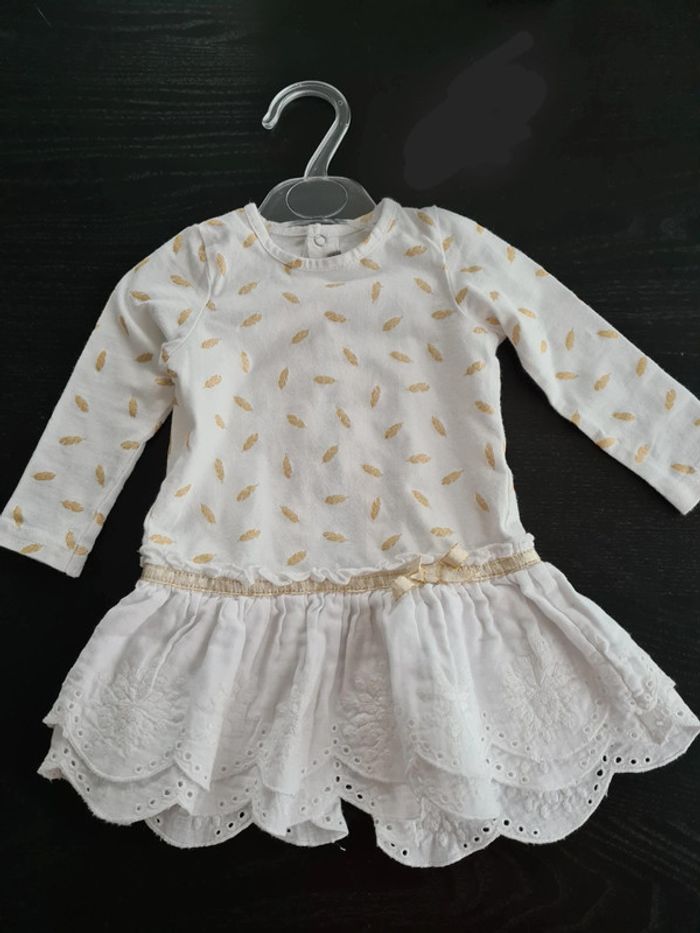 Lot de 2 robes 12 mois 74 cms - photo numéro 3