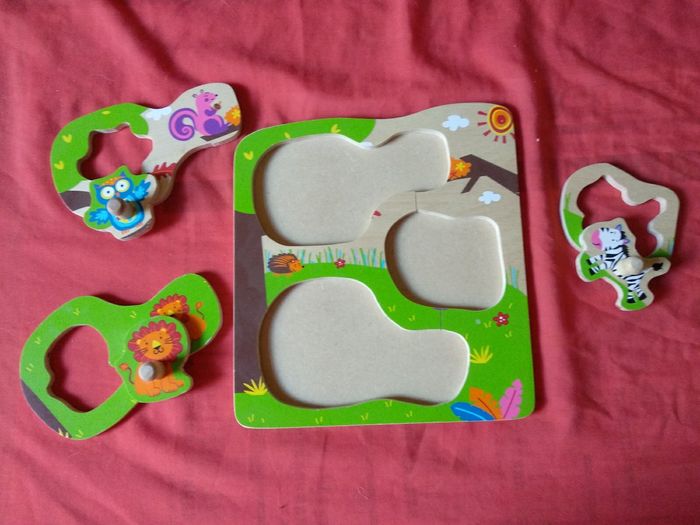 Puzzle en bois 1e âge - photo numéro 2