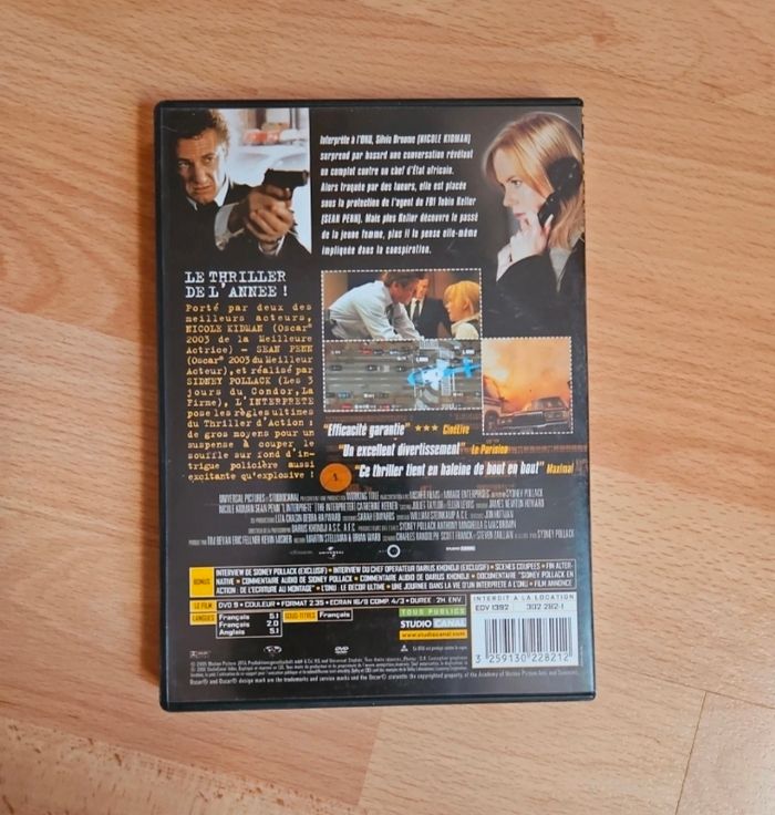 Dvd l'interprete - photo numéro 2