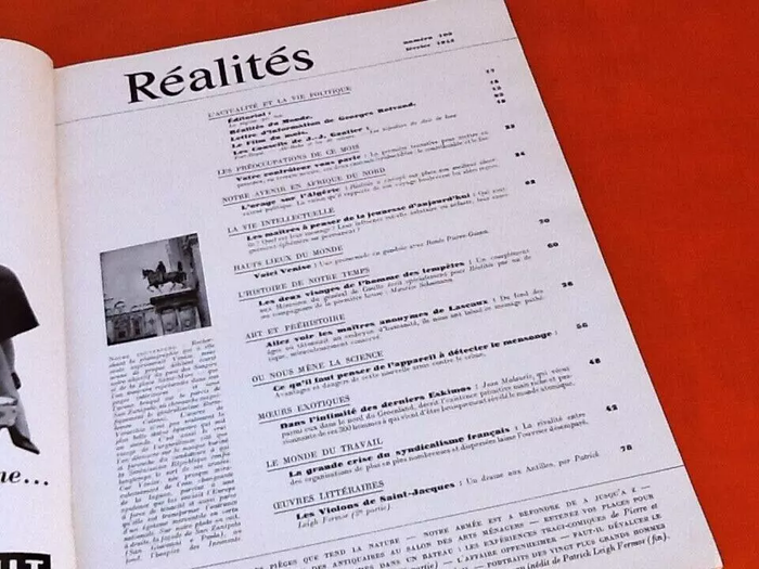 Réalités N°109 Février 1955 Voici Venise L' orage de l' Algérie Allez voir les grottes de Lascaux - photo numéro 4