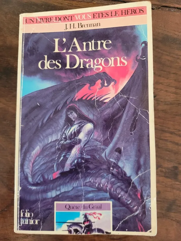Vends livre dont vous êtes le héros l antre des dragons 1985 - photo numéro 2