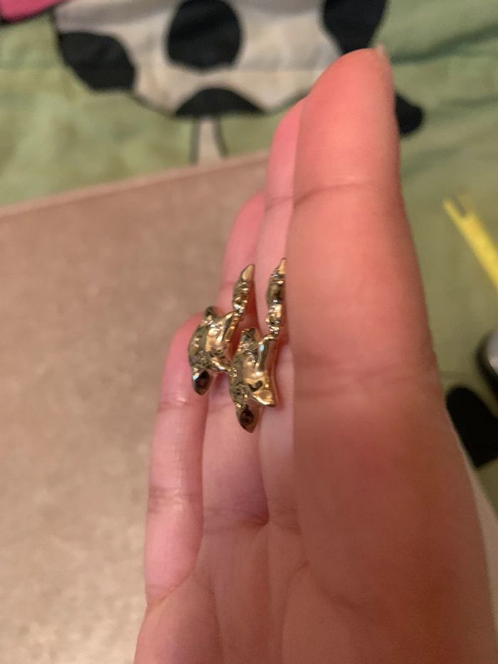 Boucles d’oreilles étoiles pendantes - photo numéro 8