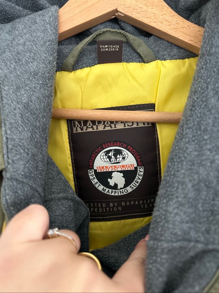 manteau vert napapijri - photo numéro 4