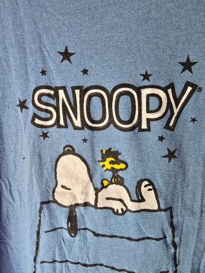 Tee shirt pyjama snoopy taille L - photo numéro 2