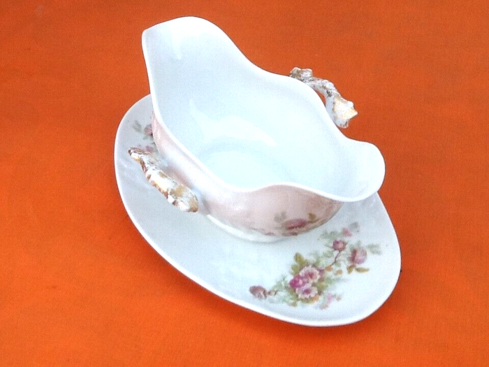 Années 1900 Saucière sur dormant Porcelaine - photo numéro 4