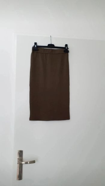 Jupe droite kaki en S/M