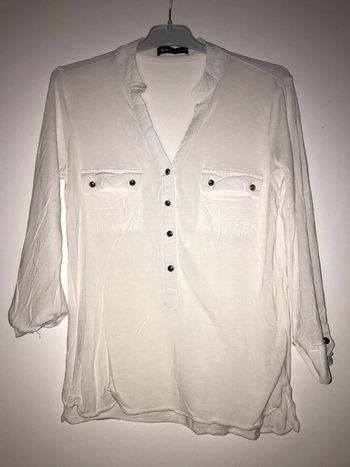 Top manches longues / blouse style saharienne