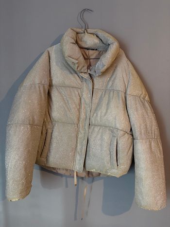 Doudoune à paillettes 