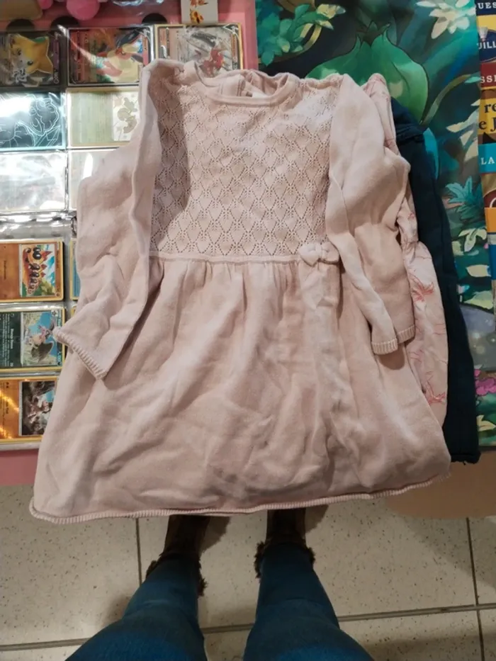 Robe rose chaude
